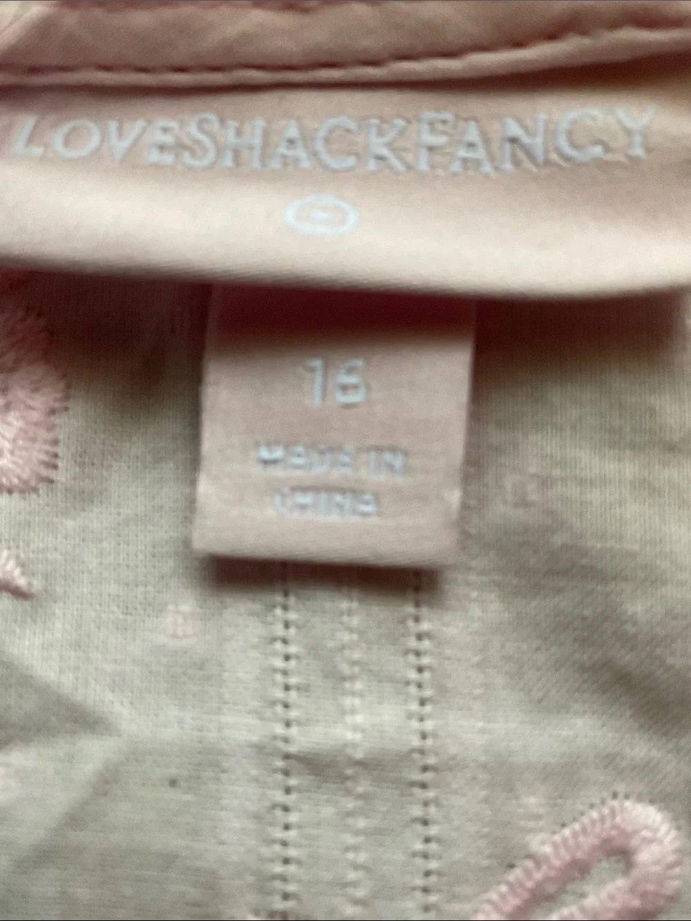 LoveShackFancy X Target Girls Beck Alouette Pink Ruffle Tiered Dress Size 16 NWT